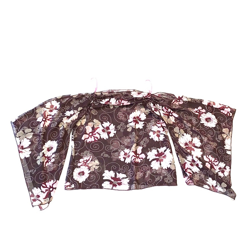 Sheer, boho, show off your shoulders top